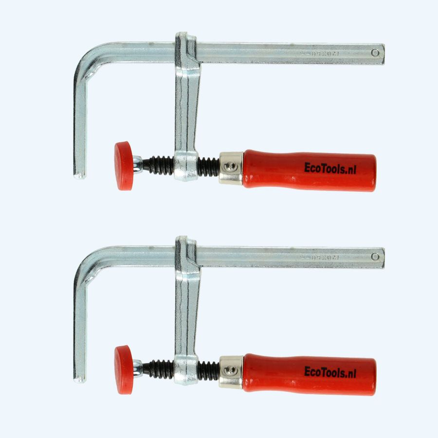 Satz von 2 Stück Klemmen für Führungsschiene 120 x 60 mm