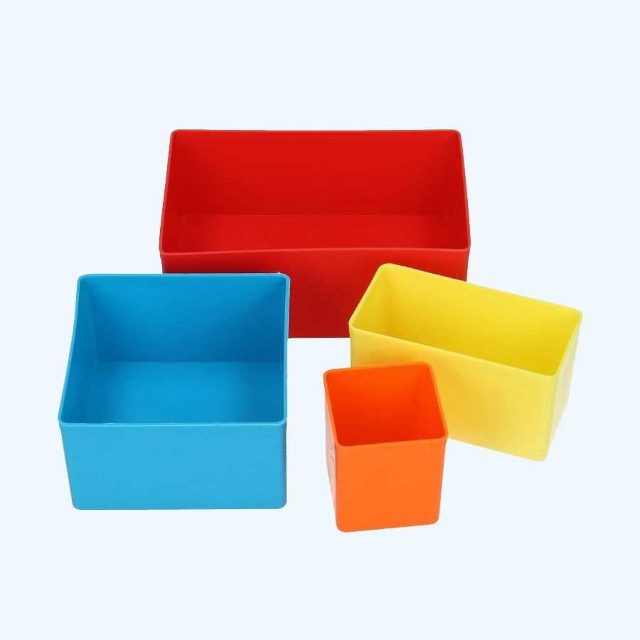 Loser Behälter (BLAU) Sortimentskasten Metall