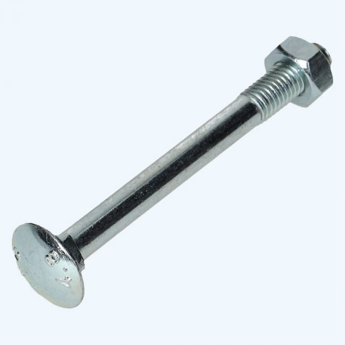 Slotbout met moer M8 x 70 mm (gegalvaniseerd)