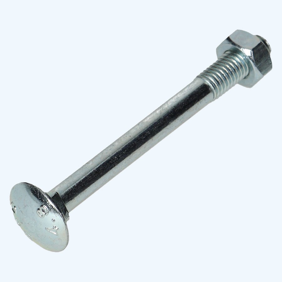 50 Stück Schlossschraube mit Mutter M8 x 200 mm (verzinkt)