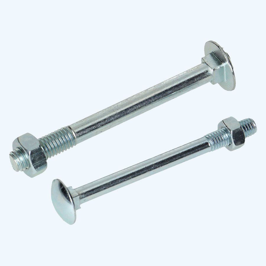 Slotbout met moer M8 x 150 mm (gegalvaniseerd)