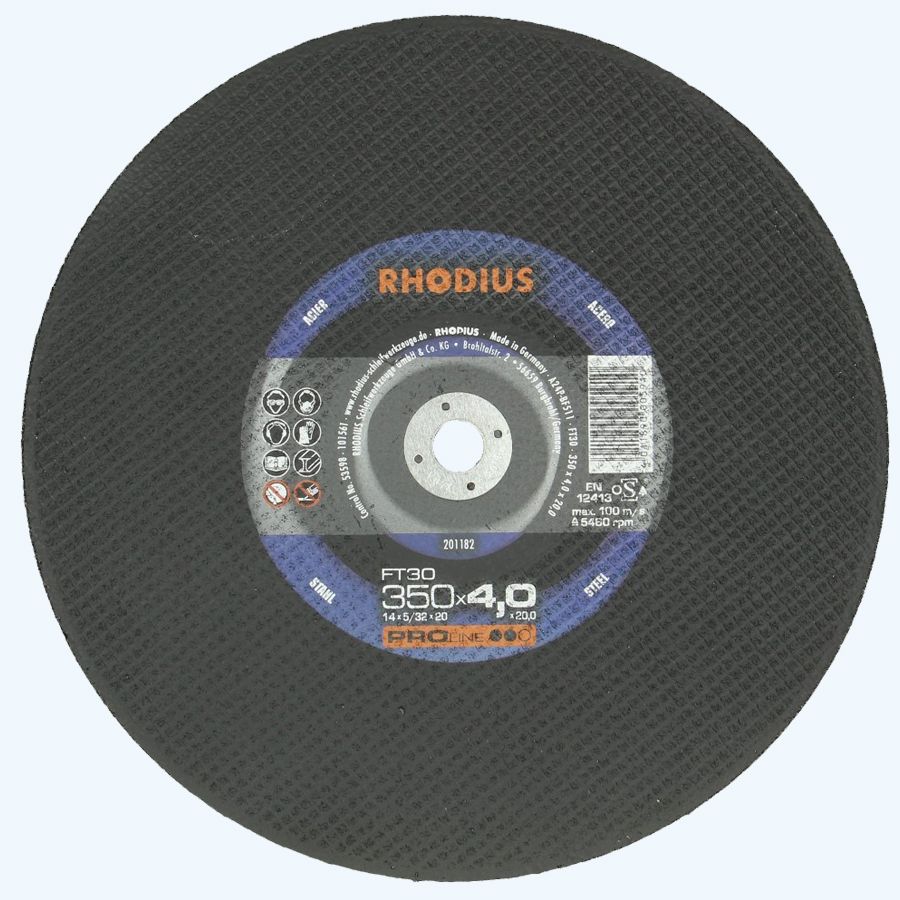 Trennscheibe METALL 350 x 4,0 x 20,0 mm (Rhodius)