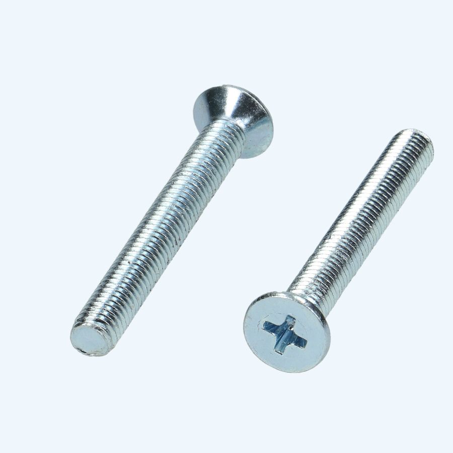 Metaalschroef verzonken kop M6 x 50 mm verzinkt