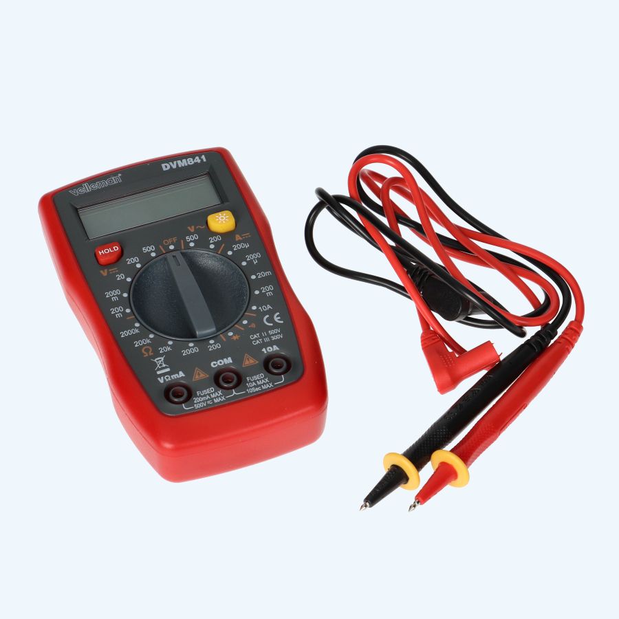 Multimeter digitaal CAT3 300V en CAT2 500V