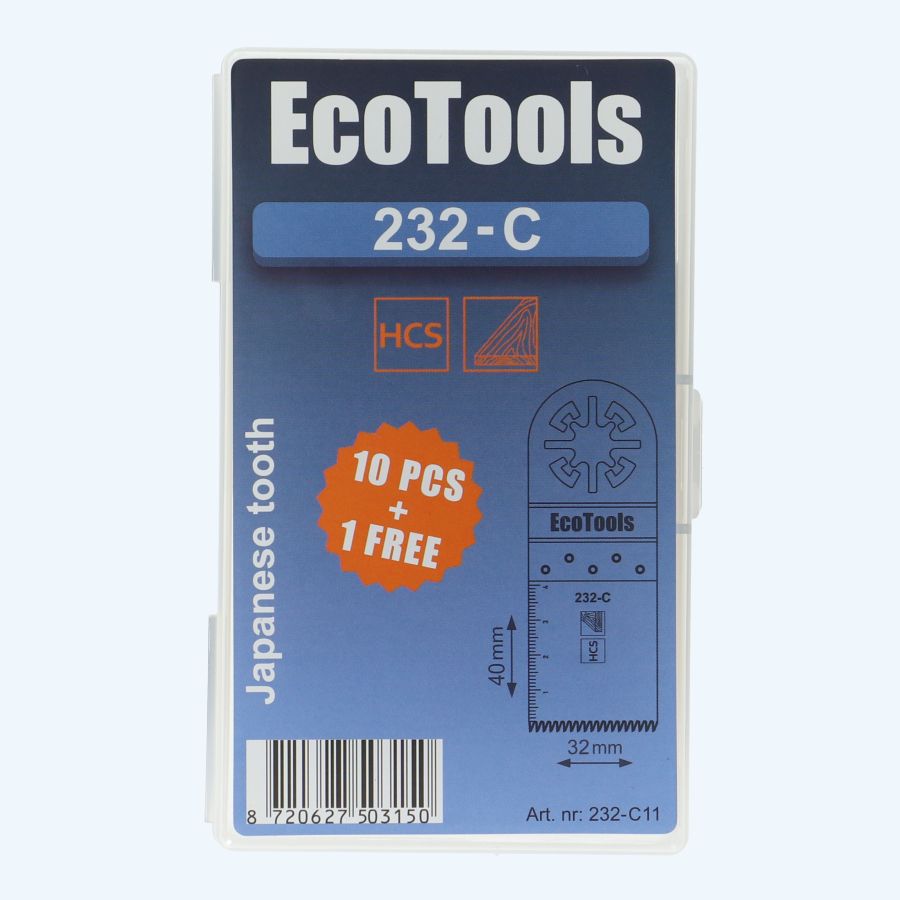 10+1 gratis multitool zaagbladen hout type 232-C
