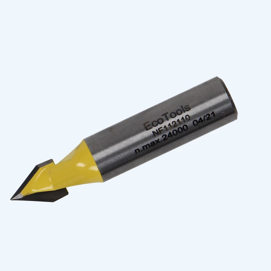 HM V-Nutfräser 11 mm 60° / 12 mm Schaft