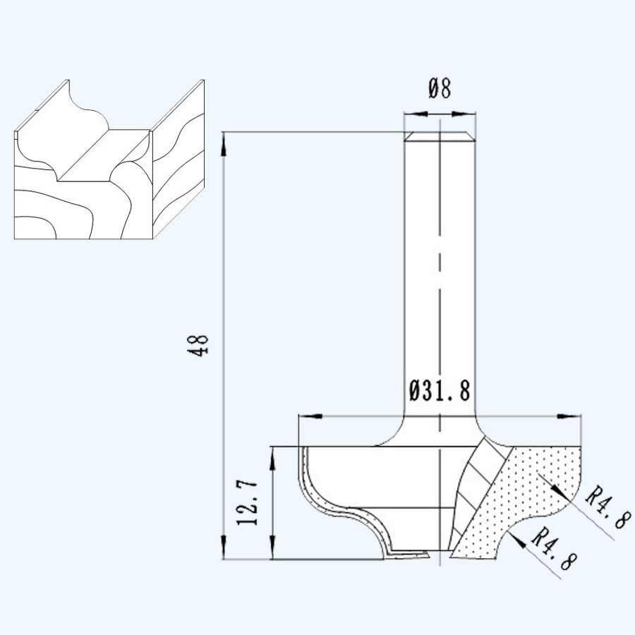 HM S-Profilfräser ohne Lager