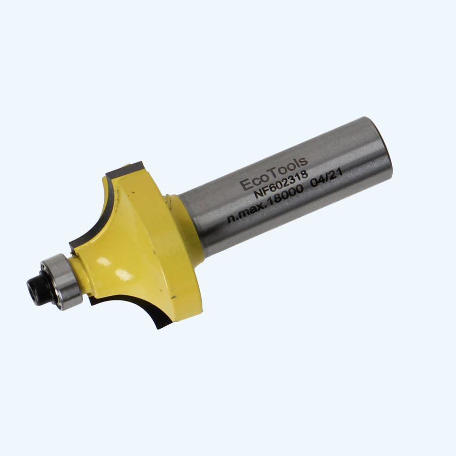 HM Viertelrundfräser R=9,5 mm / 12 mm Schaft