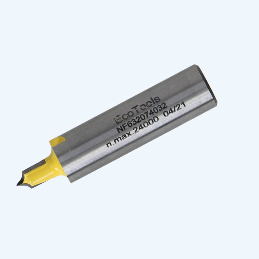 HM V-Viertelrundfräser R=3,2 / 12 mm Schaft