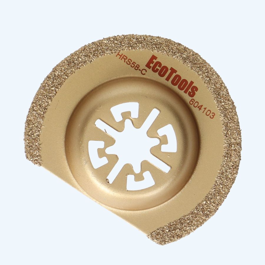 Multitool halfrond gebogen carbide zaagblad type HRS58-C