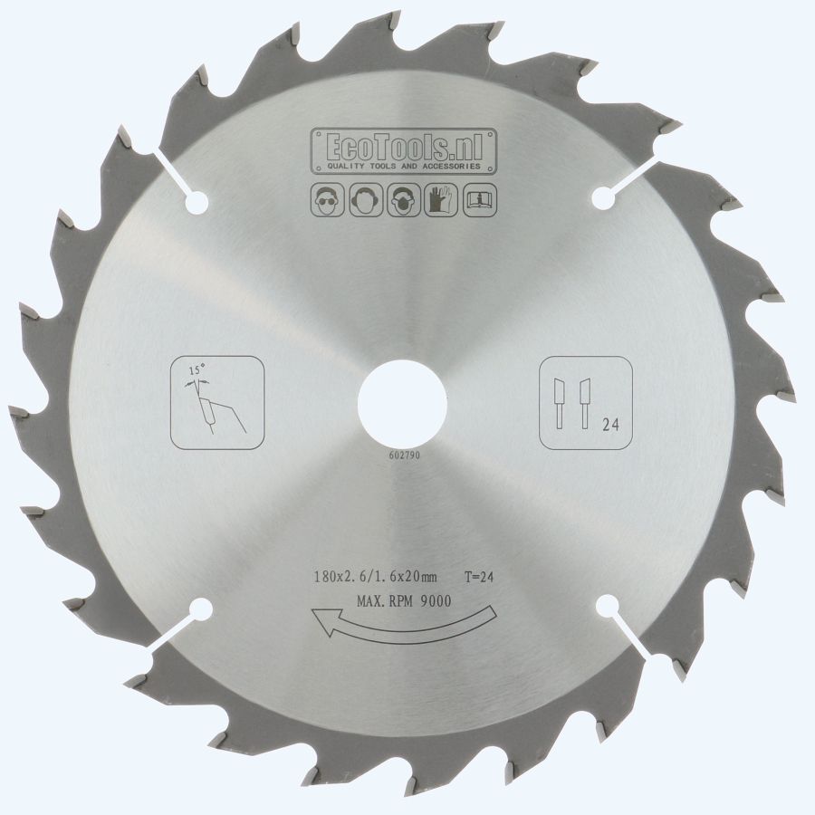 HM-zaagblad PROF 180 x 20 mm T=24