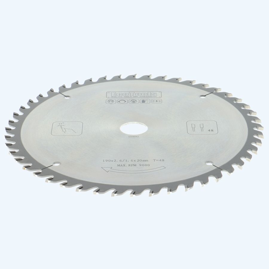 HM-zaagblad PROF 190 x 20 mm T=48