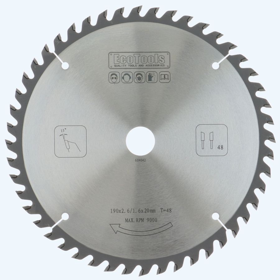 HM-zaagblad PROF 190 x 20 mm T=48