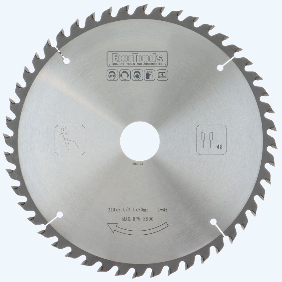 HM-zaagblad PROF 210 x 30 mm T=48