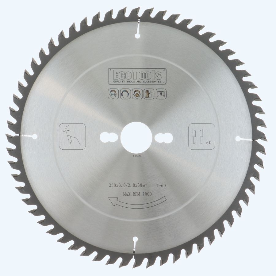 HM-zaagblad PROF 250 x 30 mm T=60