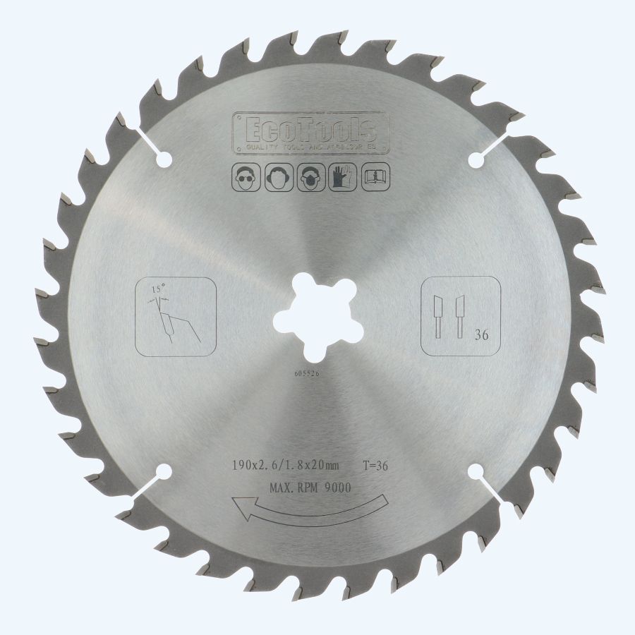 HM-zaagblad PROF 190 x F-20 mm T=36