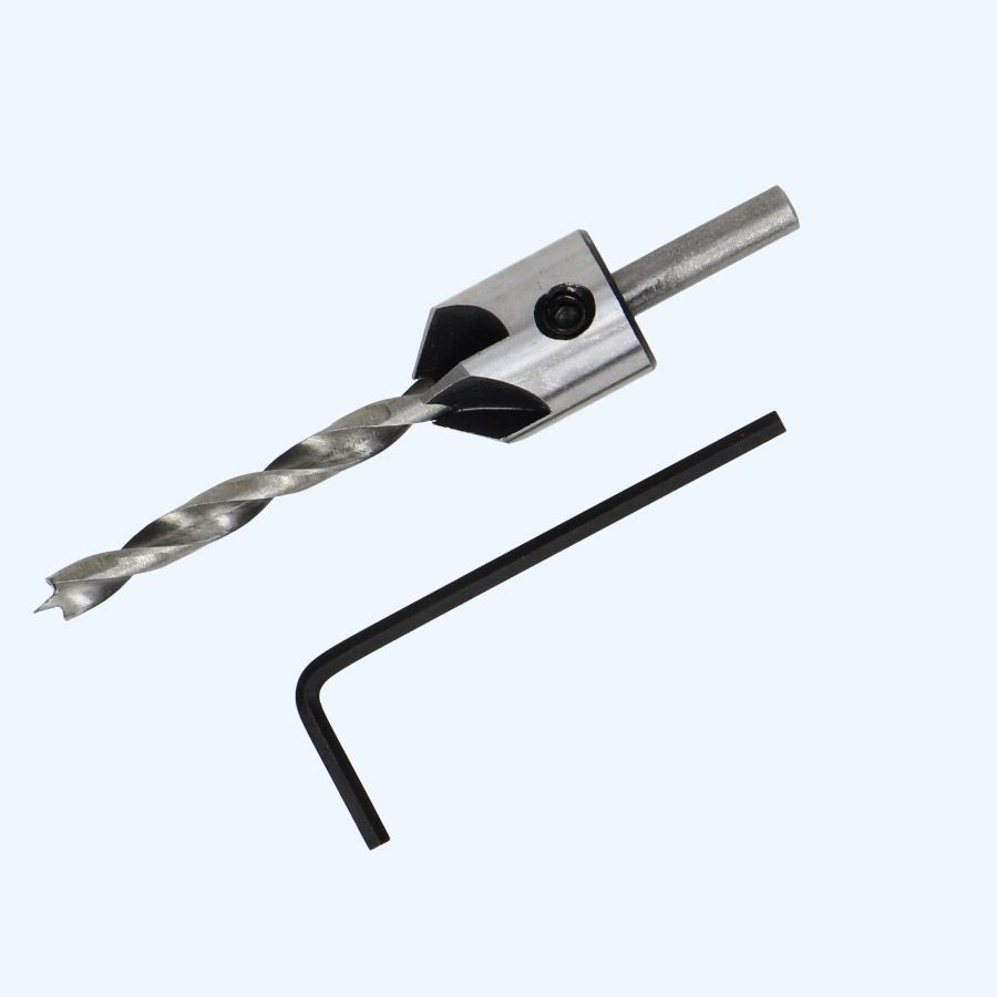 Opsteek-verzinkboor 4,5 mm met HSS centreerboor