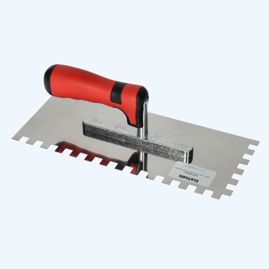 Lijmspaan 280 x 130 mm met 10 mm tanden