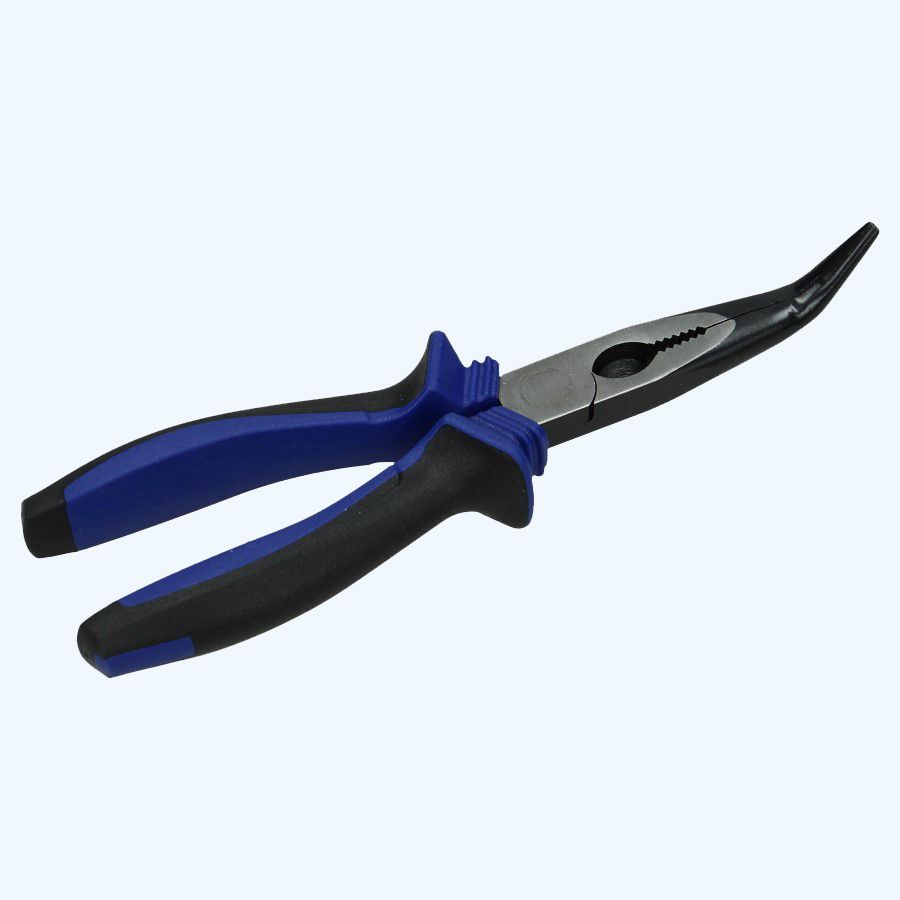 Spitzzange gebogen 200 mm