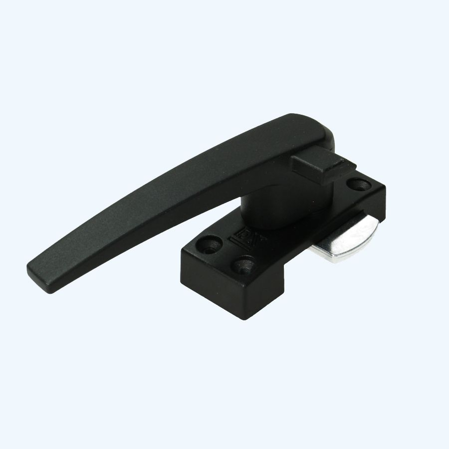 Fenstergriff Standard matt schwarz links