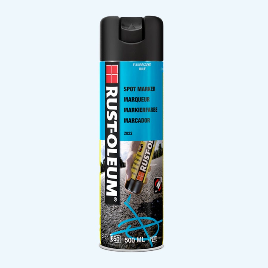 Rust-oleum Hard Hat Markierungsspray FLUORESZIEREND BLAU 500 ml
