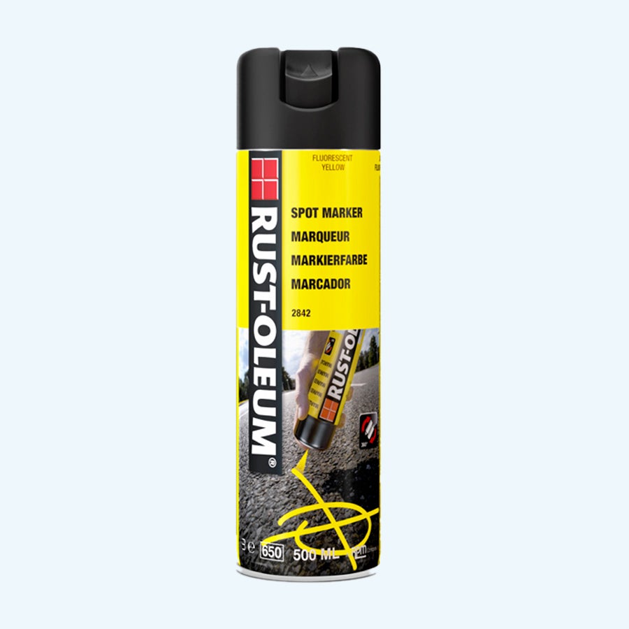Rust-oleum Hard Hat Markierungsspray FLUORESZIEREND GELB 500 ml