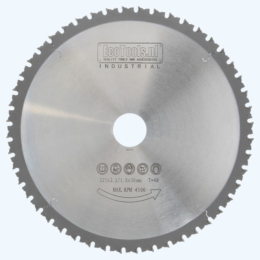 HM-zaagblad sandwichpanelen 225 x 30 mm T=48