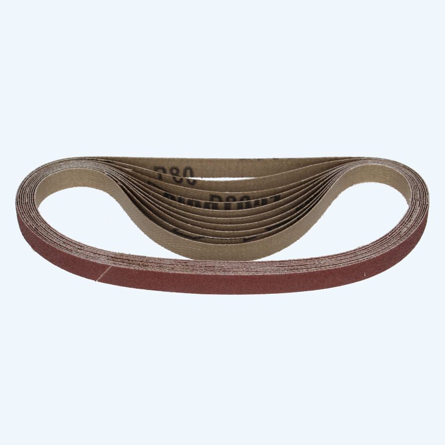 10 stuks aluminiumoxide schuurband 6 x 533 mm K120