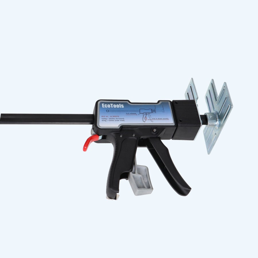 Eenhandige montageklem 300 mm tot 120 kg