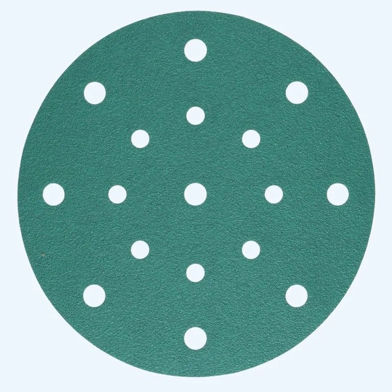 50 St Topline Klett-Schleifscheibe 150 mm, 17 Staublöcher K2000
