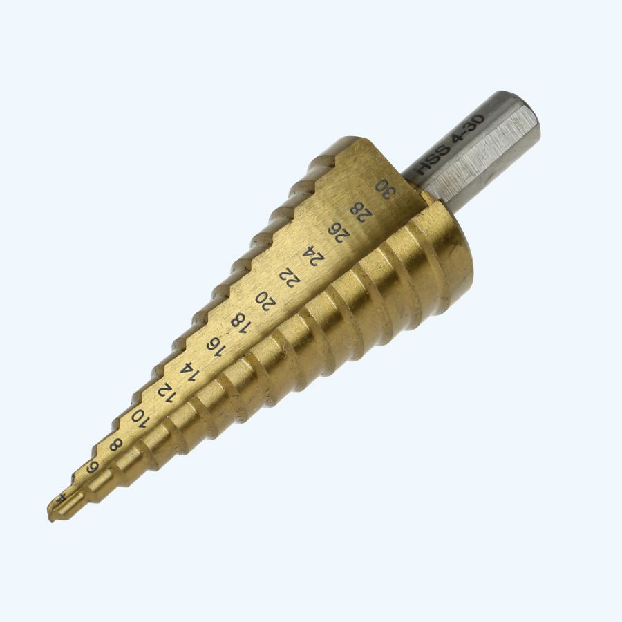 Stufenbohrer HSS 4-30 mm (gerade Schneidkanten) Eco-line