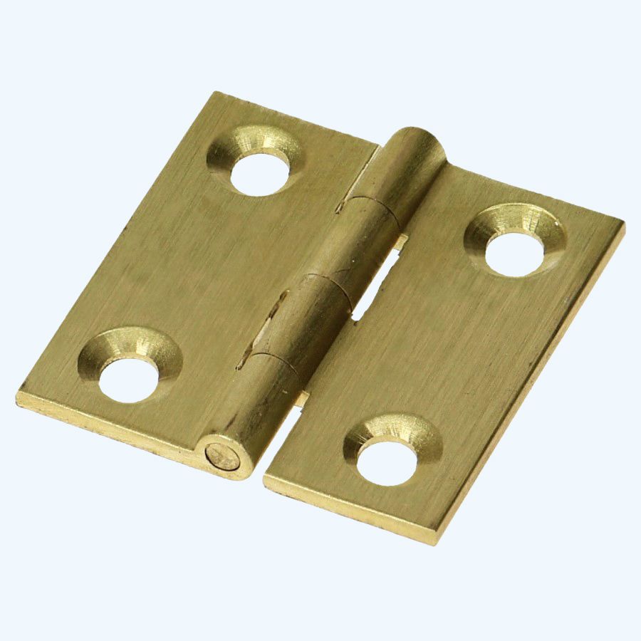 Schmales Scharnier Messing 35 x 35 mm