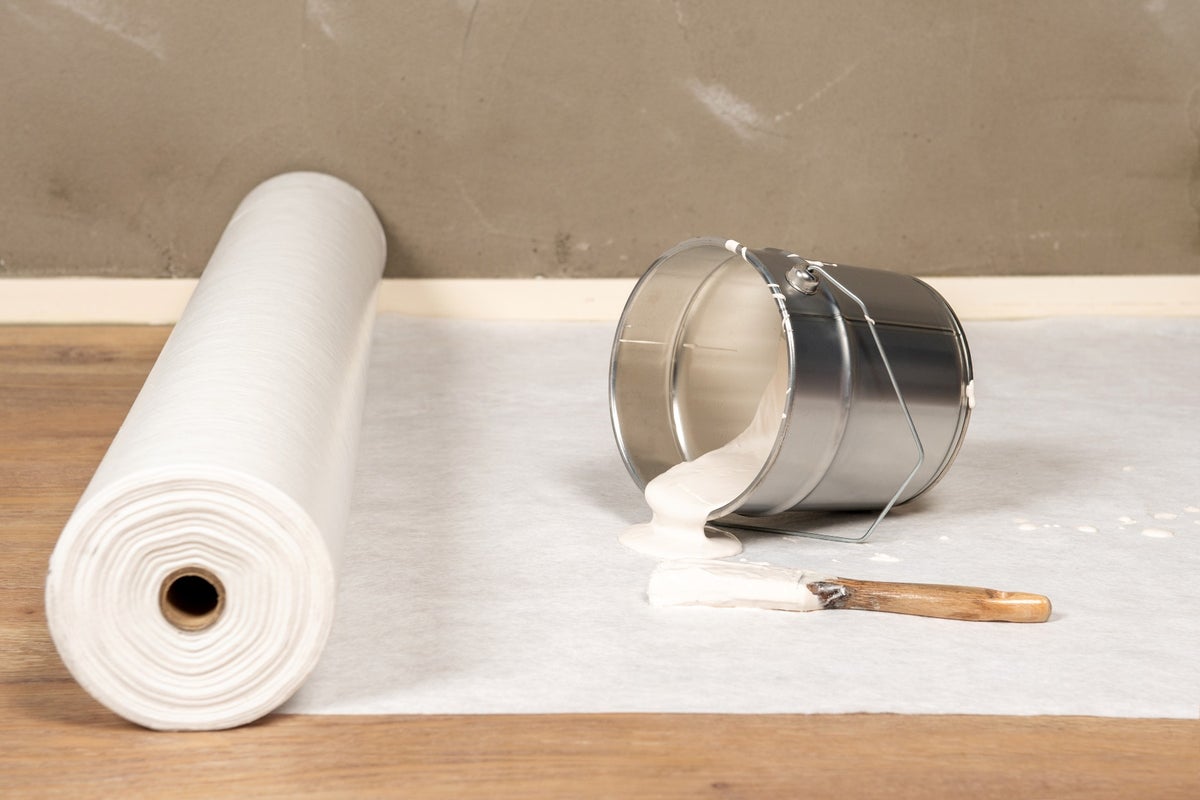 Top Sorb selbstklebende LDPE-Abdeckfolie 0,67 x 25 Meter