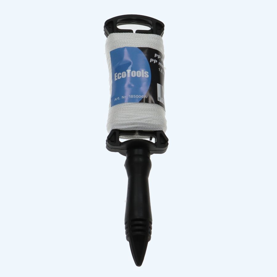 50 meter metselkoord polypropyleen 1,5 mm wit op spoel  