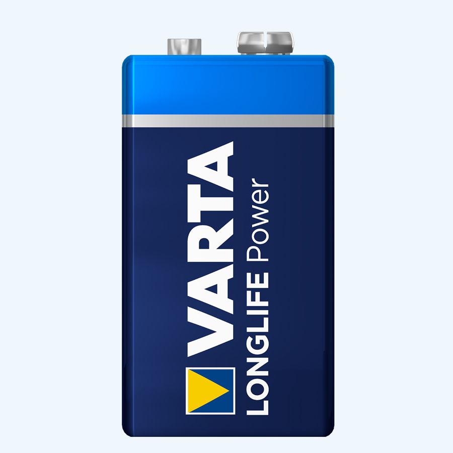 Varta Longlife Power 9 Volt Blockbatterie