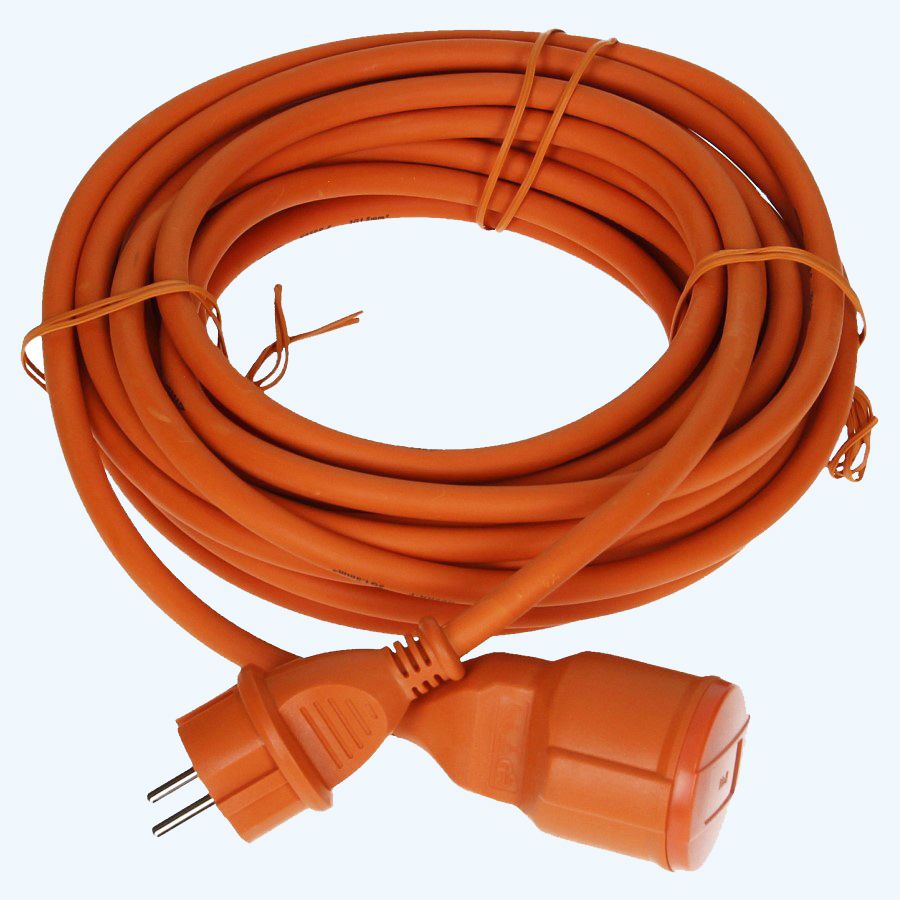 Verlängerungskabel 10 Meter 3x1,5 mm2 Gummi