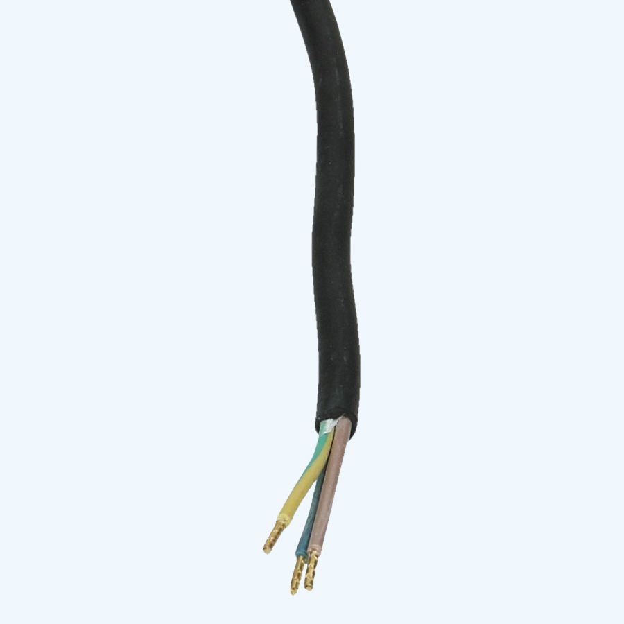 Ersatzkabel 3 Meter 2x1,0 mm2 Gummi