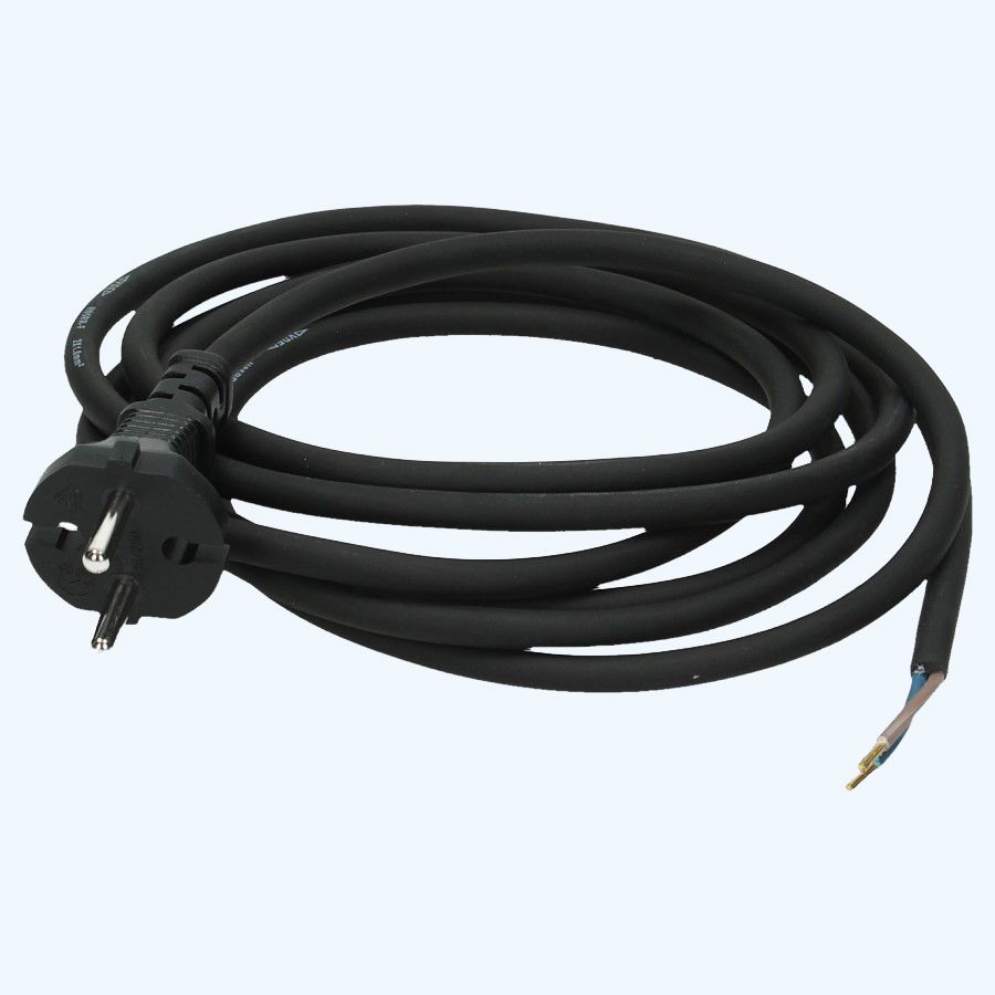 Ersatzkabel 3 Meter 2x1,0 mm2 Gummi