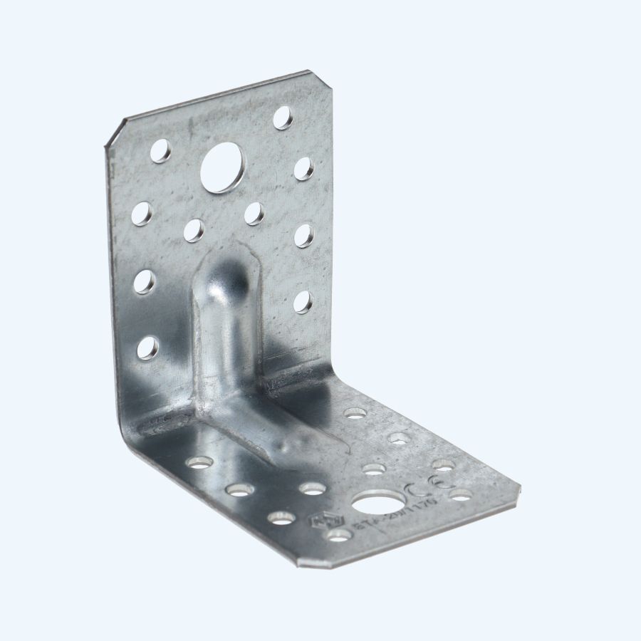 Hoekanker met ril 70 x 70 mm