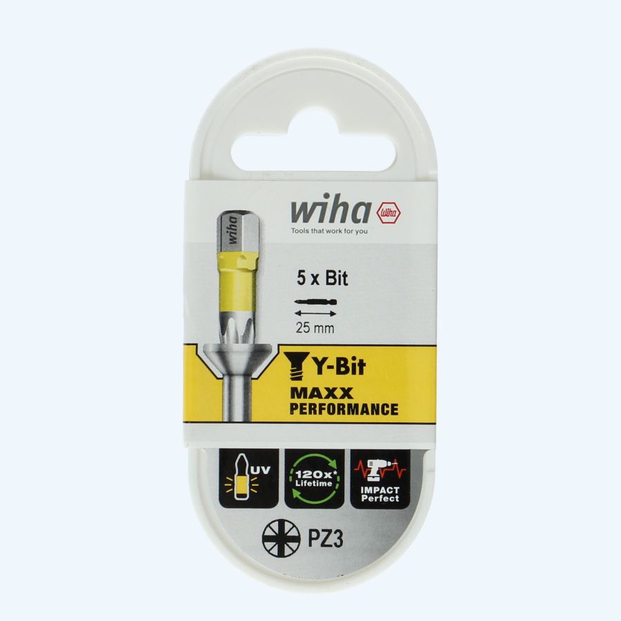 5 Stück Wiha Y-Bit PZ 3