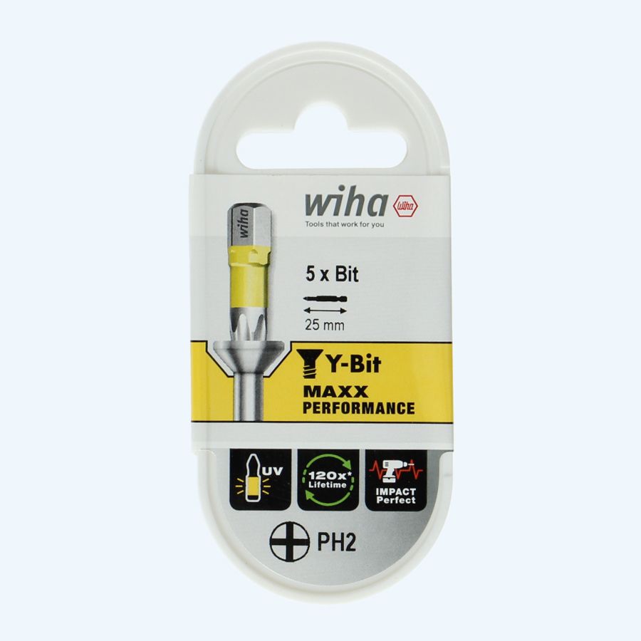 5 Stück Wiha Y-Bit PH 2