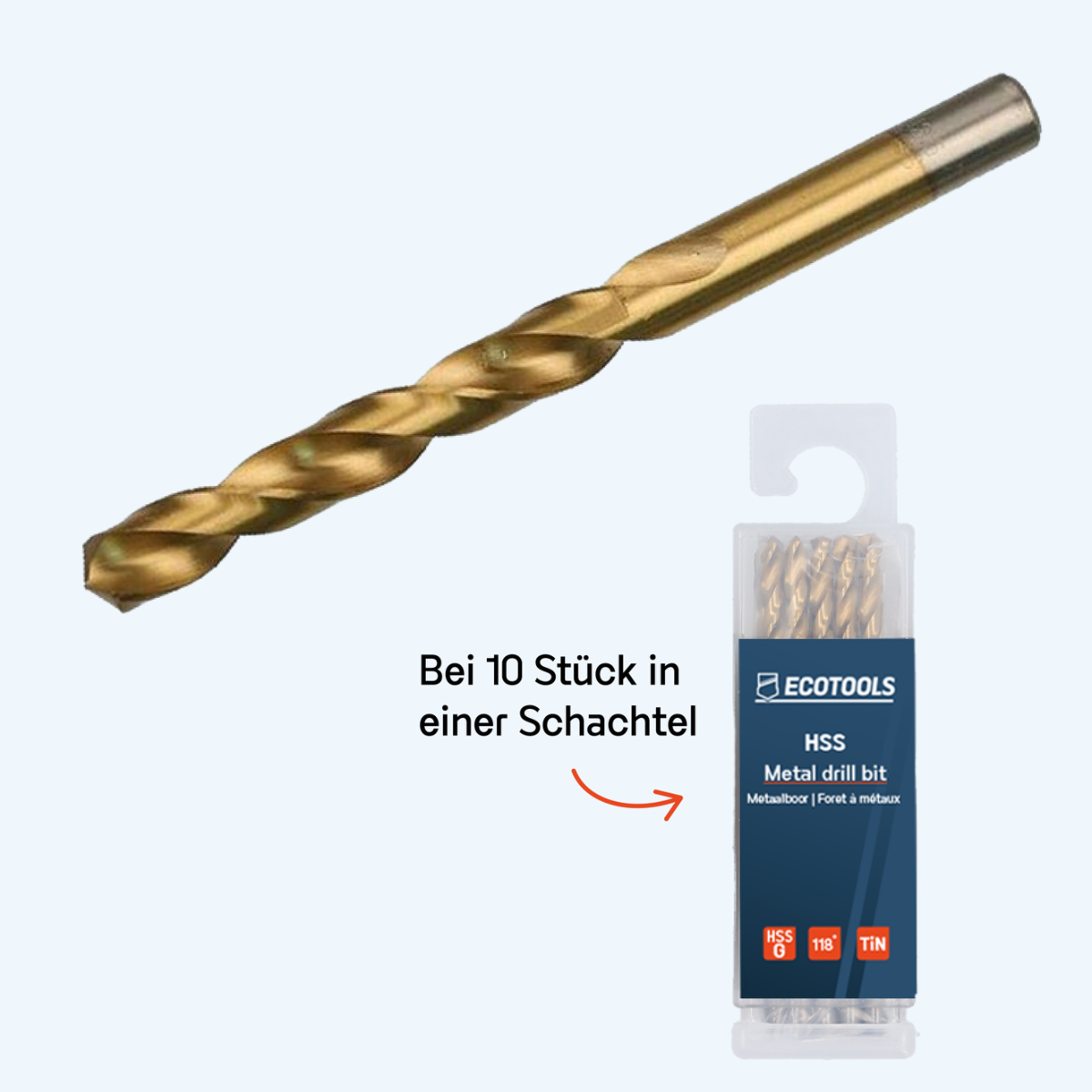 HSS Metallbohrer 4,2 x 75 mm