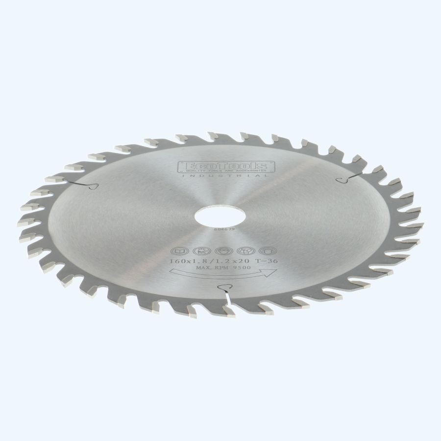 HM-zaagblad Industrial 160 x 20 mm T=36 (1,8/1,2 mm)