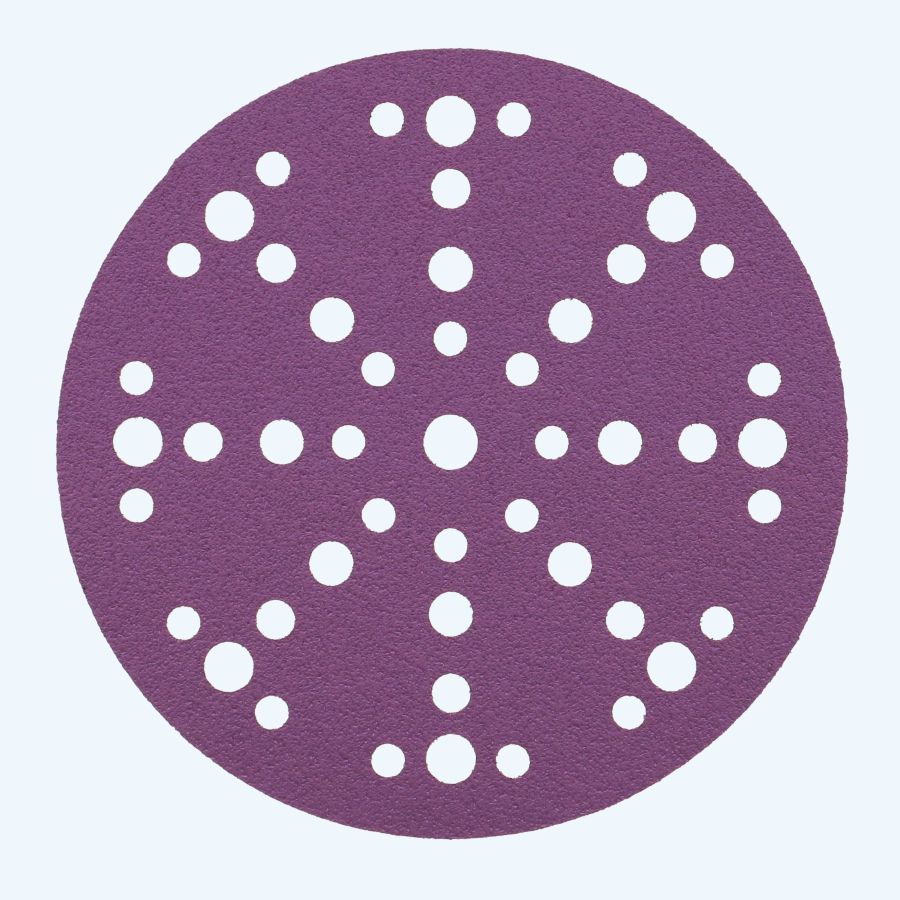 Basicline schuurschijf klittenband 150 mm, 49 stofgaten K60 Basicline schuurschijf klittenband 150 mm, 49 stofgaten K60