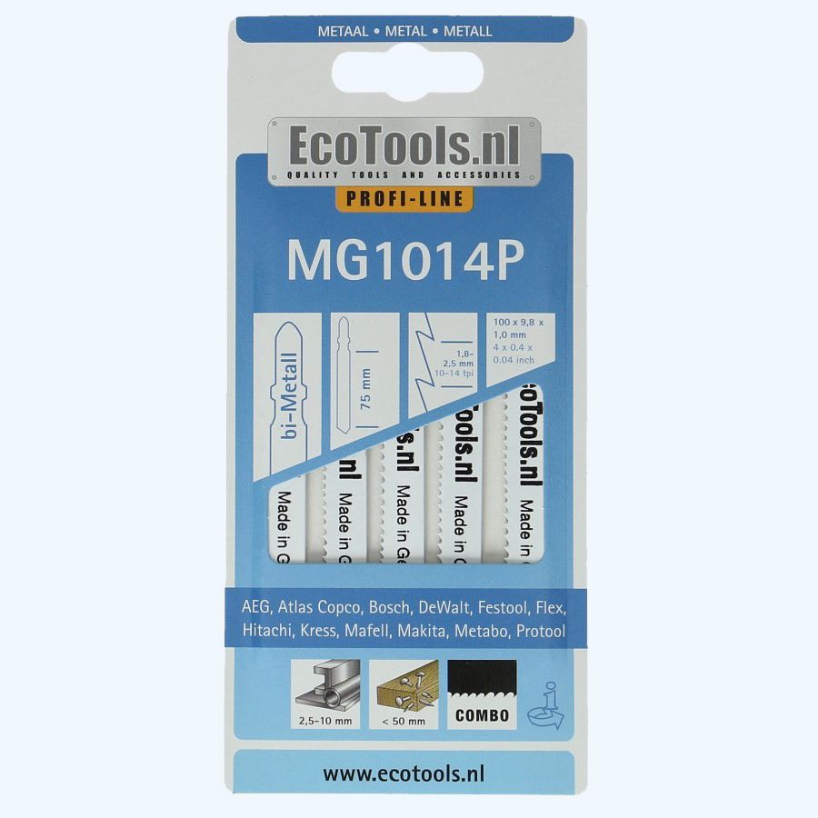 5 St. Stichsägeblätter Metall Typ MG1014P (Profi-Line) 5 St. Stichsägeblätter Metall Typ MG1014P (Profi-Line)