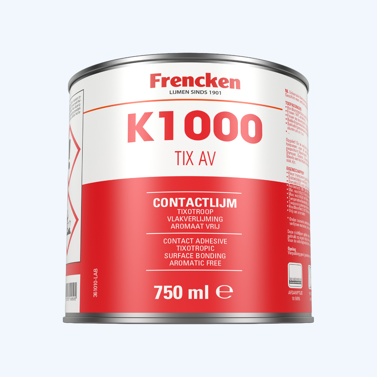 Frencken Kontaktkleber K1000 TIX aromatenfrei 750 ml Frencken Kontaktkleber K1000 TIX aromatenfrei 750 ml