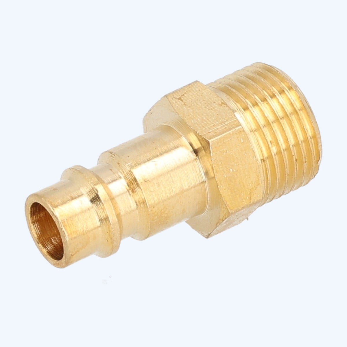 Euro-Stecknippel mit 3/8" Außengewinde Euro-Stecknippel mit 3/8" Außengewinde
