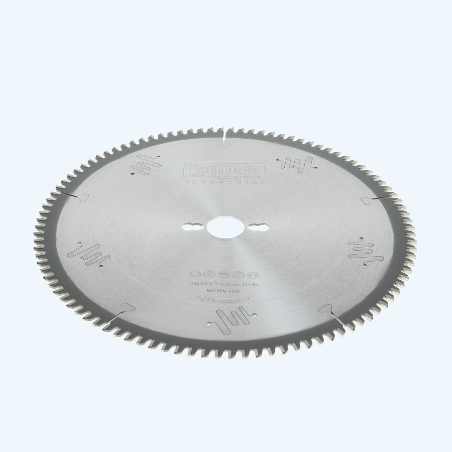 HM-zaagblad Industrial 305 x 30 mm T=100 (vlak-daktand) HM-zaagblad Industrial 305 x 30 mm T=100 (vlak-daktand)