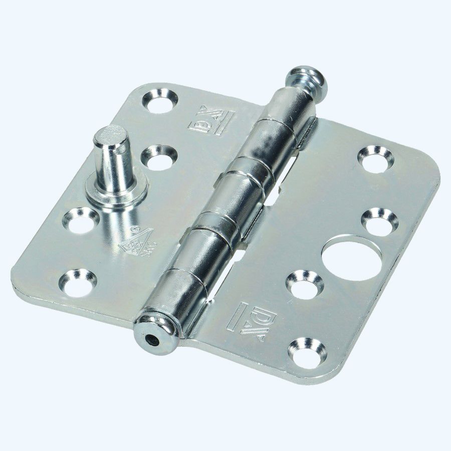 Dulimex Kugellagerscharnier runde Ecken, SKG, Stahl 89 x 89 mm Dulimex Kugellagerscharnier runde Ecken, SKG, Stahl 89 x 89 mm