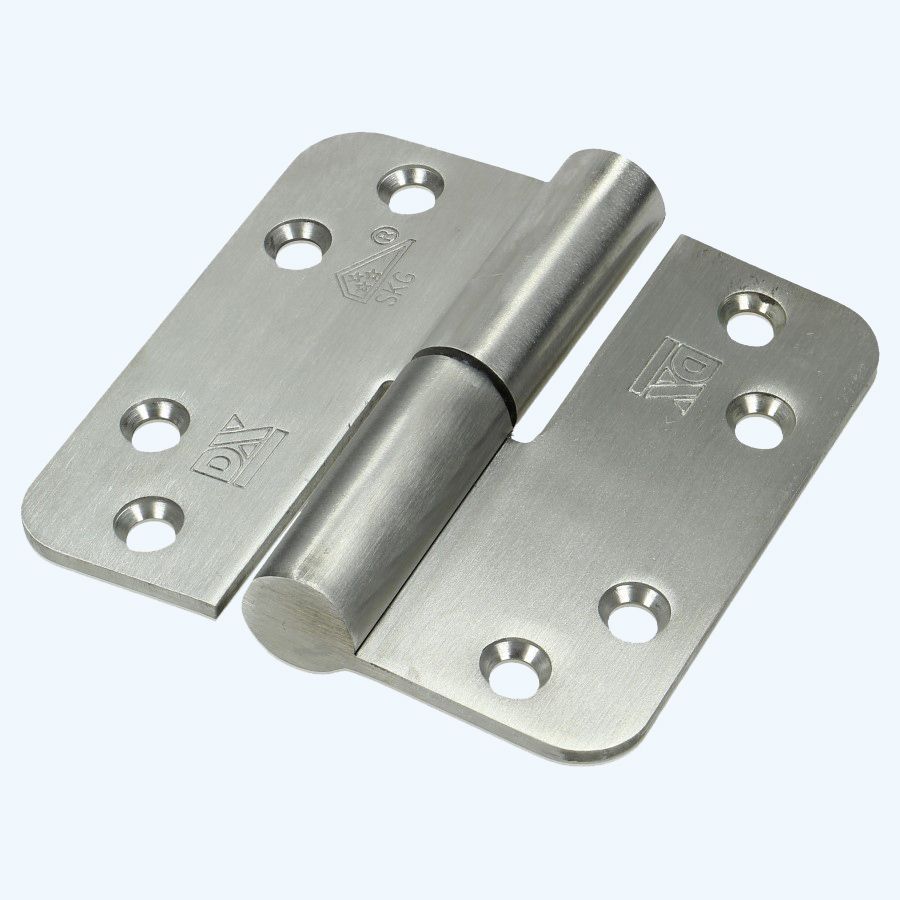 Dulimex Kugelstiftband runde Ecken, SKG, Edelstahl 89 x 89 mm, LINKS Dulimex Kugelstiftband runde Ecken, SKG, Edelstahl 89 x 89 mm, LINKS